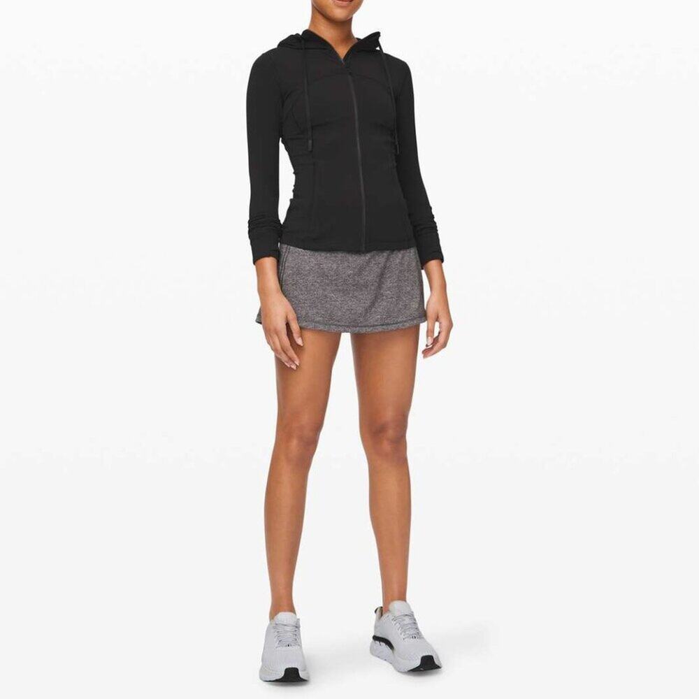 Lululemon Pace Rival Skirt Heather Lux Multi Black / Black 4 - Picture 4 of 10